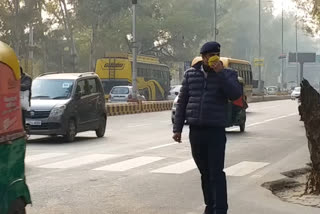 pollution level is recorded in delhi