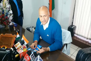 Manish Sisodia and Styendra Jain take charge at Delhi Secretariat