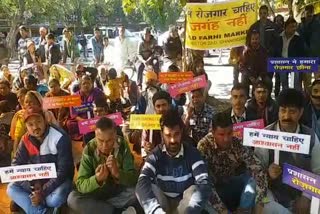 Vendors protest against Chandigarh administration