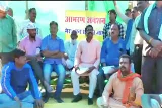 mahasamund farmer hunger strike