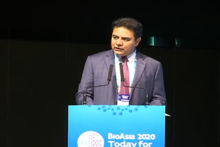 minister ktr inaugurated bio Asia 17 edition summit in Hyderabad