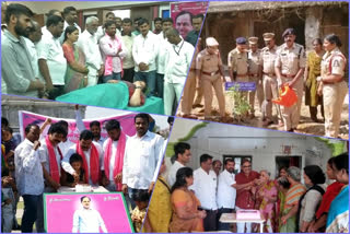 Cm KCR Birth Day Celebrations in Hyderabad city