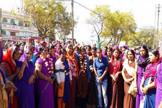 asha-worker-started-hunger-strike-in-rajgarh