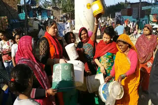 Water problem in gandhi camp