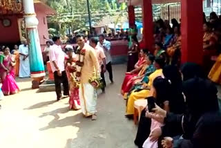 Muslim couple daughters marriage hindu rituals