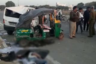 malrena road faridabad in accident