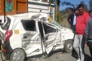 Three injured in vehicle collision in Solan