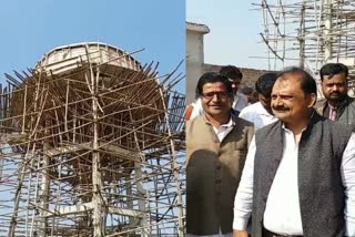 Minister Mithilesh Thakur reviewed water supply scheme site in deoghar