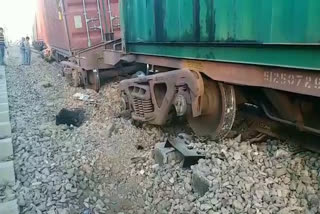 train derailed in Rewari