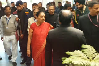 Uttar Pradesh Governor Anandi Ben Patel arrived in Moradabad