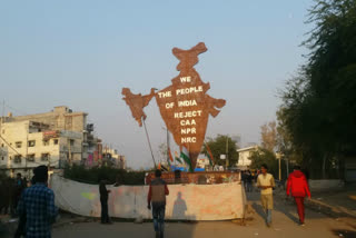 Protest continues  even after 65 days in  shaheen bagh