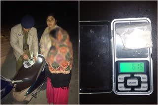 woman arrested with 6.15 grams  heroin in noorpur