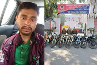 Bullet motorcycle thief arrested by south east delhi police