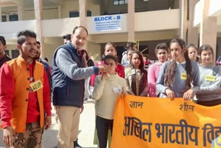 ABVP Sundernagar  symbolic hunger strike ends