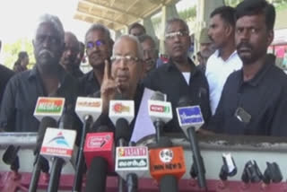 press meet of k veeramani