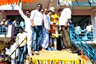 Chatrapati Shivaji Jayanti Celebrations at Ichoda mandal in adilabad district