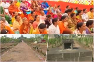 Devotional ceremony in graveyard to end the superstitions