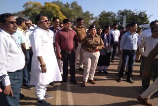 Minister Guru Rudra Kumar inspected preparations of Gurudarshan fair