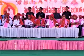 minister indra karan reddy in Sevalal Jayanti celebrations at nirmal