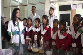 Students and teachers academic visit to Himalayan Institute of Biological Technology