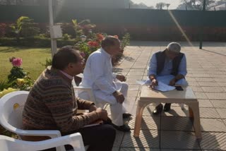 mahendra singh thakur met union minister gajendra singh shekhawat