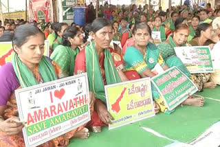 Amravati protests on the 65th day