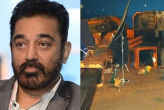 kamalhassan  Actor Kamal Haasan tweeted that the horrific accident had taken place and he was taking part in the pain  ഭയാനകമായ അപകടമാണ് സംഭവിച്ചത്, വേദനയില്‍ പങ്കുചേരുന്നുവെന്ന് നടന്‍ കമല്‍ഹാസന്‍റെ ട്വീറ്റ്  Actor Kamal Haasan  നടന്‍ കമല്‍ഹാസന്‍റെ ട്വീറ്റ്  ഇന്ത്യൻ 2