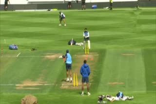 Team India holds a practice session in Wellington,ಟೀಂ ಇಂಡಿಯಾ ಆಟಗಾರರಿಂದ ಅಭ್ಯಾಸ