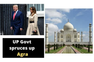 Yogi govt spruces up Taj city ahead of Trump's Agra visit