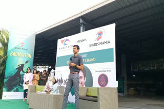 pullela gopichand attended the sports mania in rangareddy dist