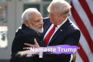 Donald Trump  US president  Narendra Modi  Trump-Modi roadshow  ഡൊണാൾഡ് ട്രംപ് മോദി റാലി  യുഎസ് പ്രസിഡന്‍റ്  ട്രംപിന്‍റെ ഇന്ത്യൻ സന്ദർശനം