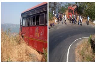 bus acceident in kolhapur, tourists safe