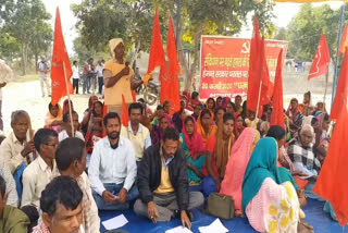 CPI Male protest, भाकपा माले का प्रदर्शन