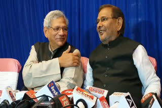 digvijay-singh-sharad-yadav-and-sitaram-yechury-held-joint-press-conference-in-gwalior