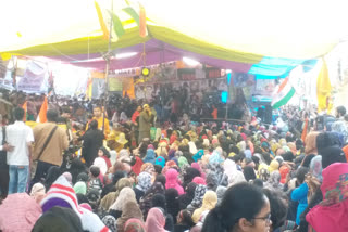 sanjay hegde and sadhna reached shahin bagh for talk