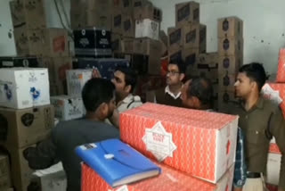 raids on illegal liquor warehouse