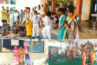 Telugu language day celebrations at districts