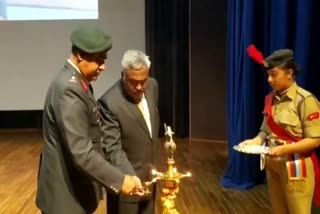 Lieutenant General Rajeev Chopra laid the foundation stone of NCC Office Complex