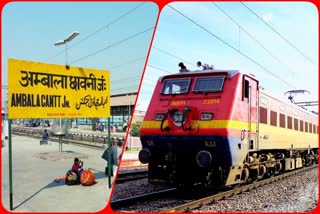 train canceled on ambala delhi due to mega block for railway construction