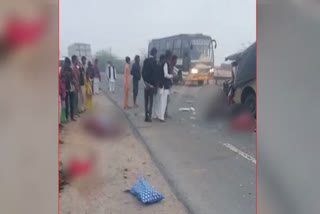 हनुमानगढ़ में ट्रक और जीप में हुई भीषण टक्कर, truck and jeep collision in Hanumangarh