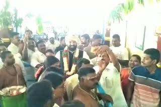 mp uttam kumar reddy at mellacheruvu on maha shivaratri