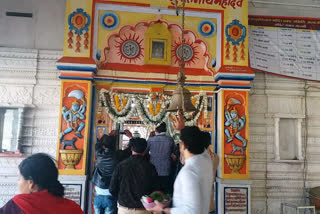 Devotees gathered at the world's largest Shiva statue for Jalabhishek