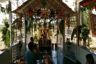 Worship of Shiva with beautiful nature!