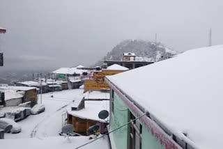 snowfall in sirmaur hilly areas