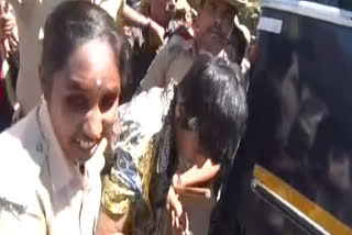 Woman with 'Kashmir Mukti' placard taken into custody in Bengaluru