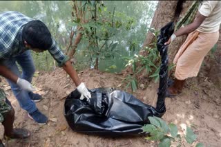 unknown dead body found in kuduli forest