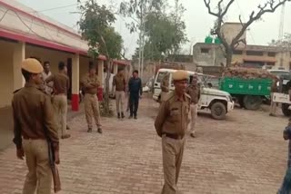 पुलिस गौ तस्कर मुठभेड़, police and cow smuggler encounter, भरतपुर में गौ तस्कर, Cow smugglers in Bharatpur
