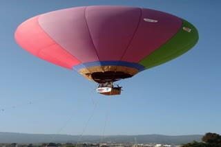 hot air balloning in champawat news, हॉट एयर बलूनिंग प्रशिक्षण चंपावत न्यूज
