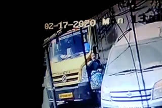 Bus driver who hit schoolgirl arrested in jabalpur
