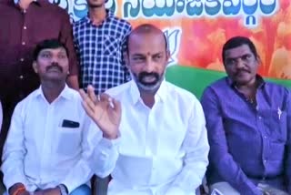 MP BANDI SANJAY KUMAR CRITICIZED TRS AND MIM PARTIES